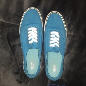 Blue shoes